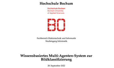 Ausschnitt des Titelblatts der Masterarbeit